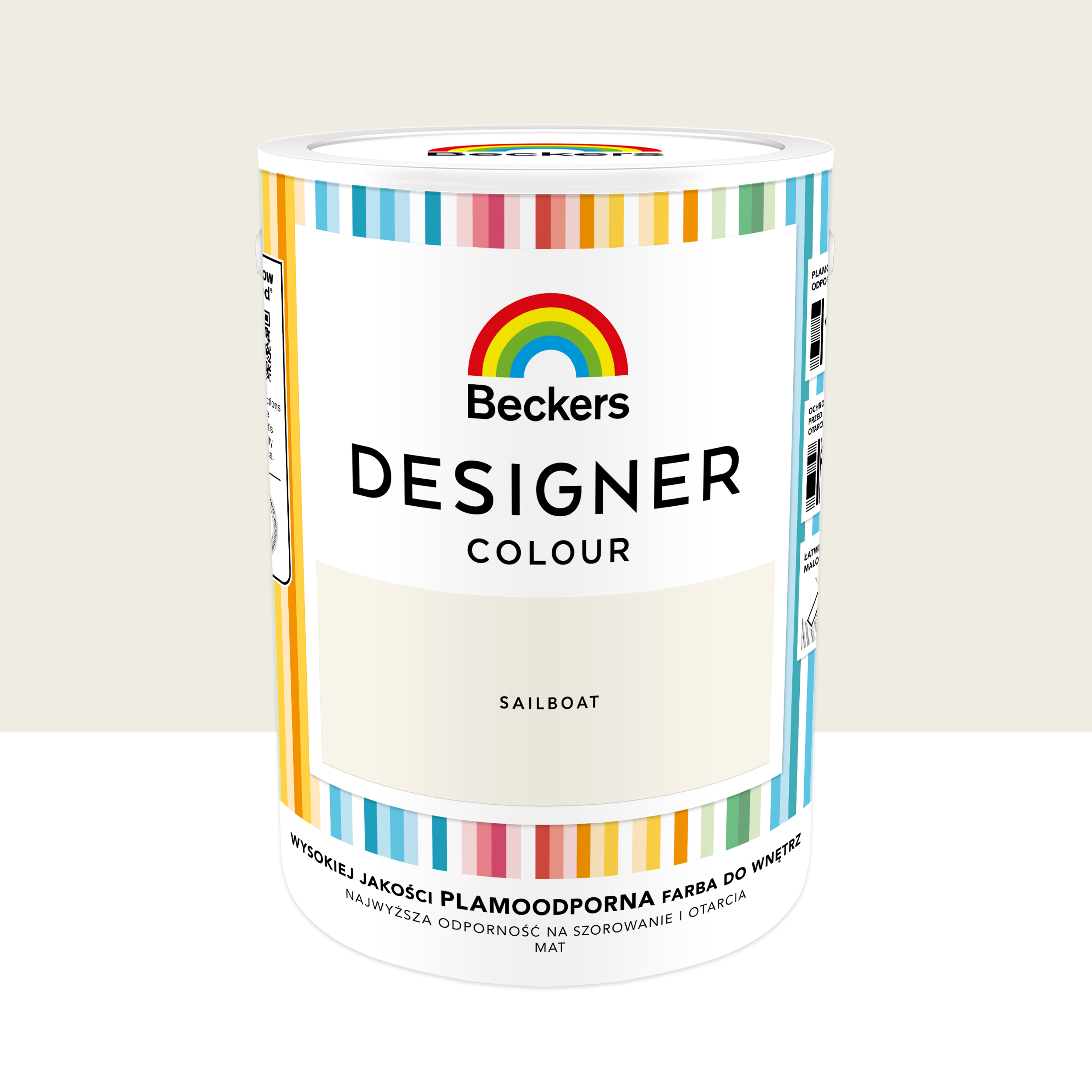 Farba wewnętrzna Beckers Designer Colour Sailboat 5 l - 2