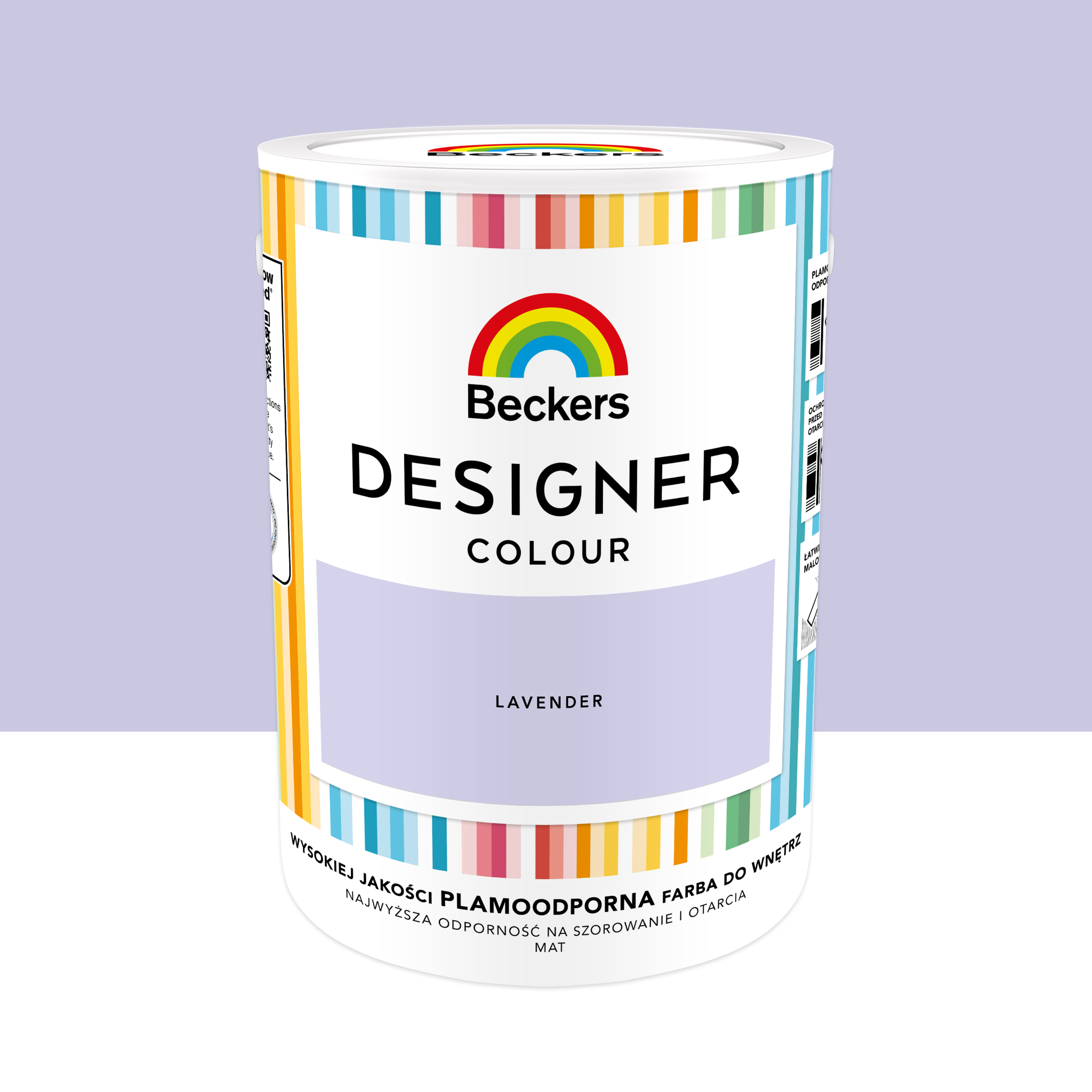 Farba wewnętrzna Beckers Designer Colour Lavender 5 l - 2