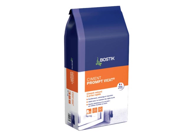 Ciment prise rapide en poudre intérieur & extérieur 10 kg - Prompt Vicat BOSTIK