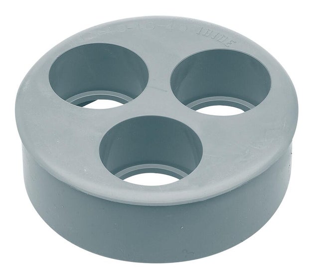 TAPÓN TRIPLE 110-40-40-40MM PVC