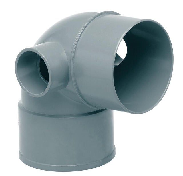 CODO 87º 110MM PVC MACHO-HEMBRA