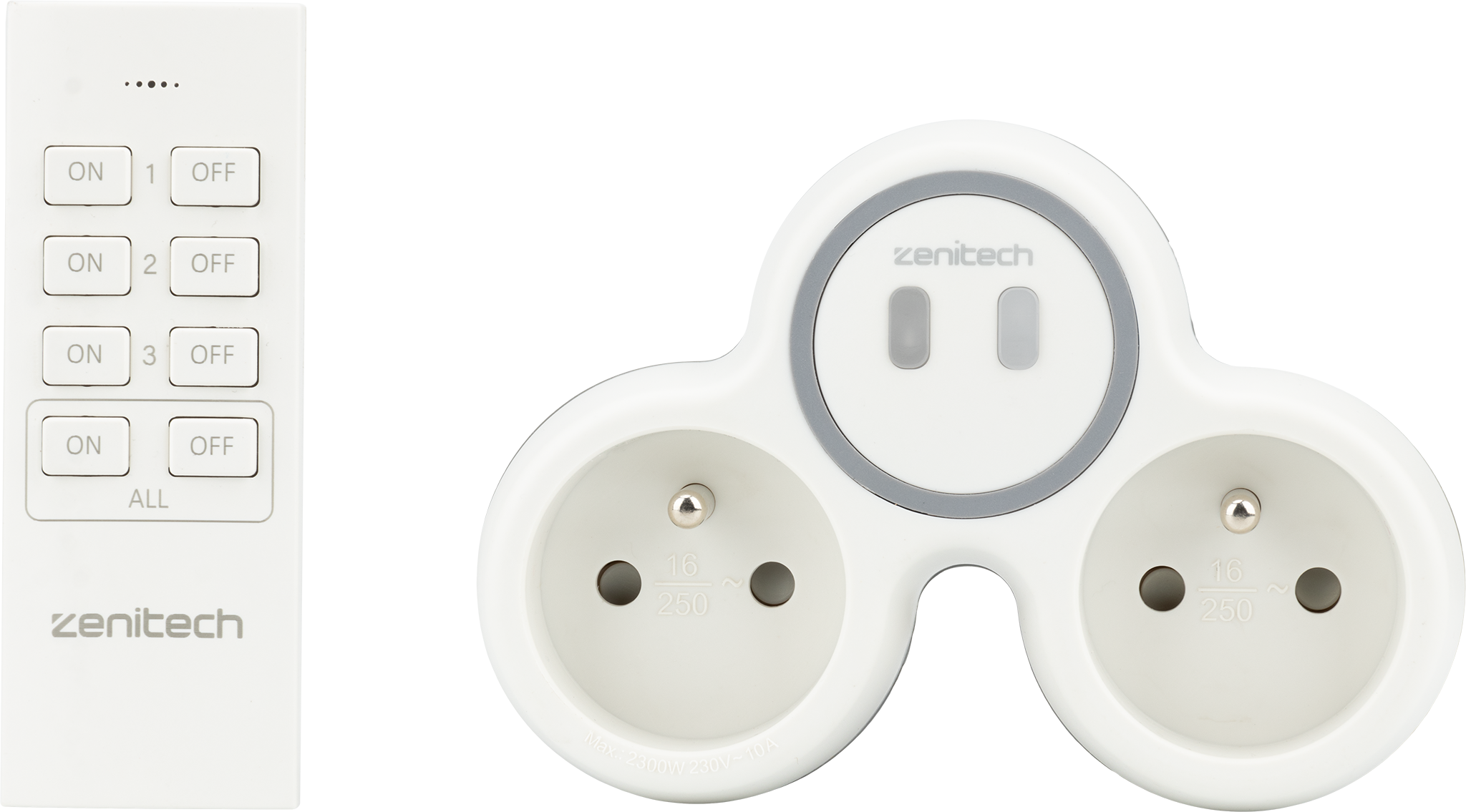 Biplite télécommandable intérieur 2300 W, ZENITECH - 5