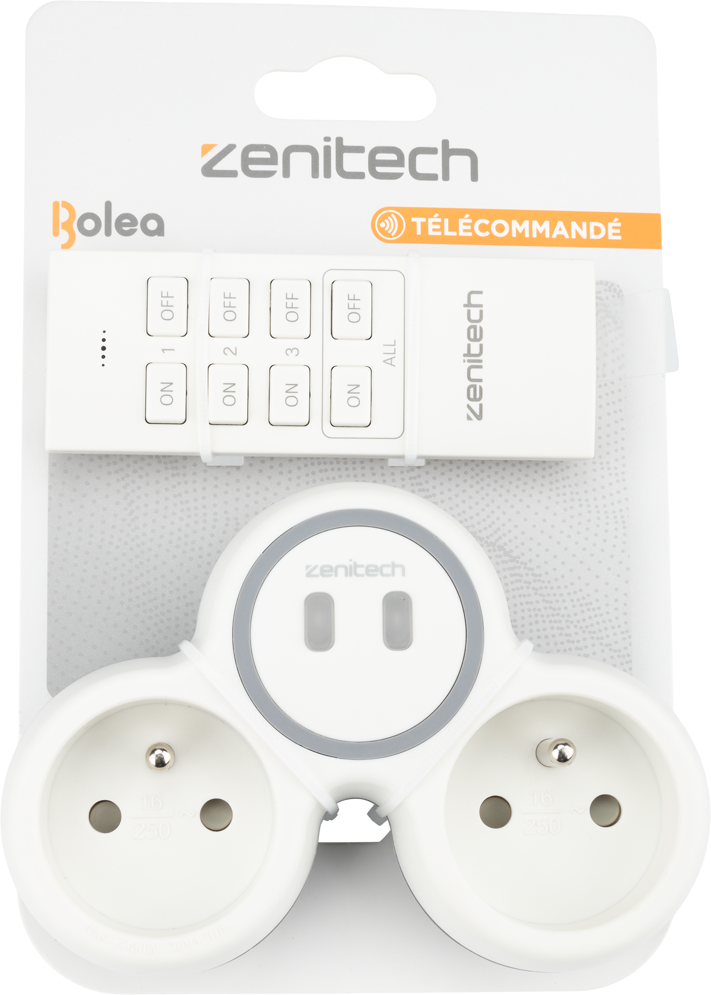 Biplite télécommandable intérieur 2300 W, ZENITECH - 6