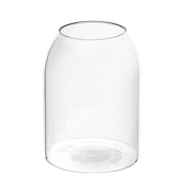 Wazon szklany dekoracyjny Hortensja transparentny wys. 12.5 cm