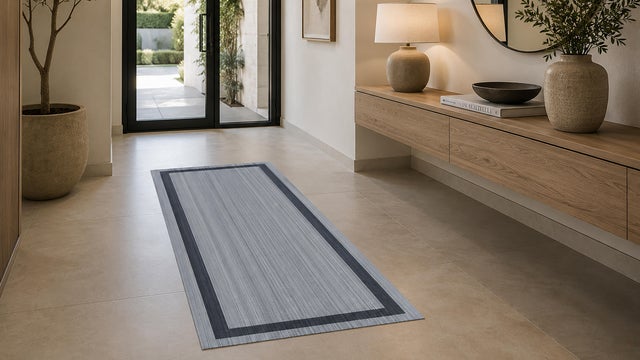 alfombras grises