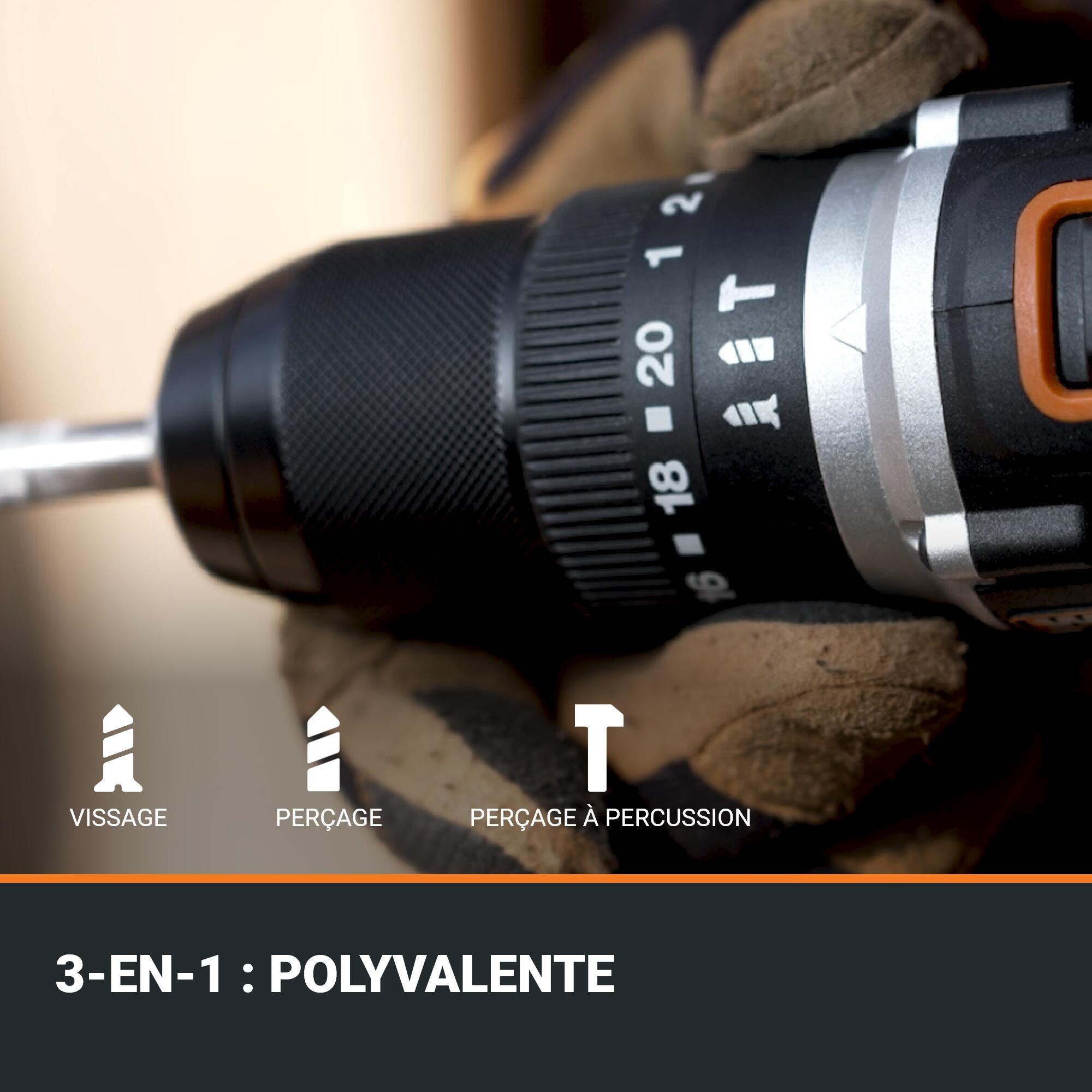 Pack de 2 outils sans fils WORX Wx925, 2 batteries - 2