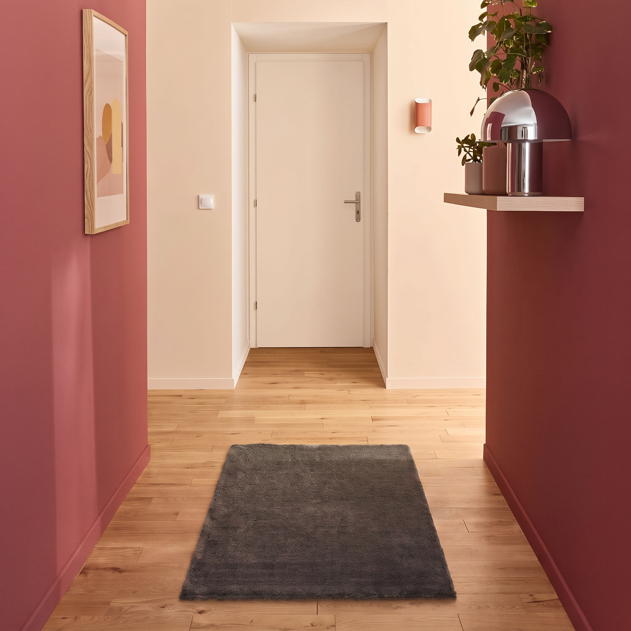 Dywan shaggy Enzol Moon szary 80 x 150 cm Inspire - 2