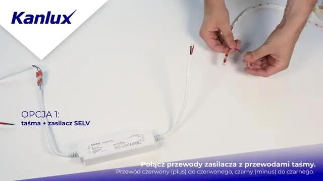 Taśma LED do łazienki LCOB 690 lm 8W barwa ciepła 5 m IP65 Kanlux - 2