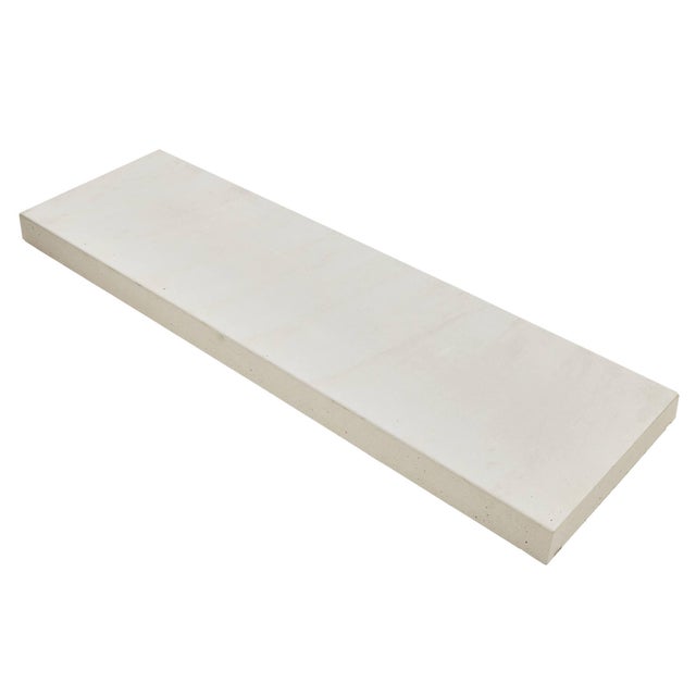 COUVRE MUR PLAT BLANC 100X30CM