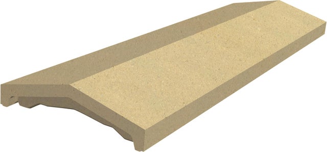 COUVRE MUR OPTIPOSE 2 PANS TON PIERRE 99X25CM 