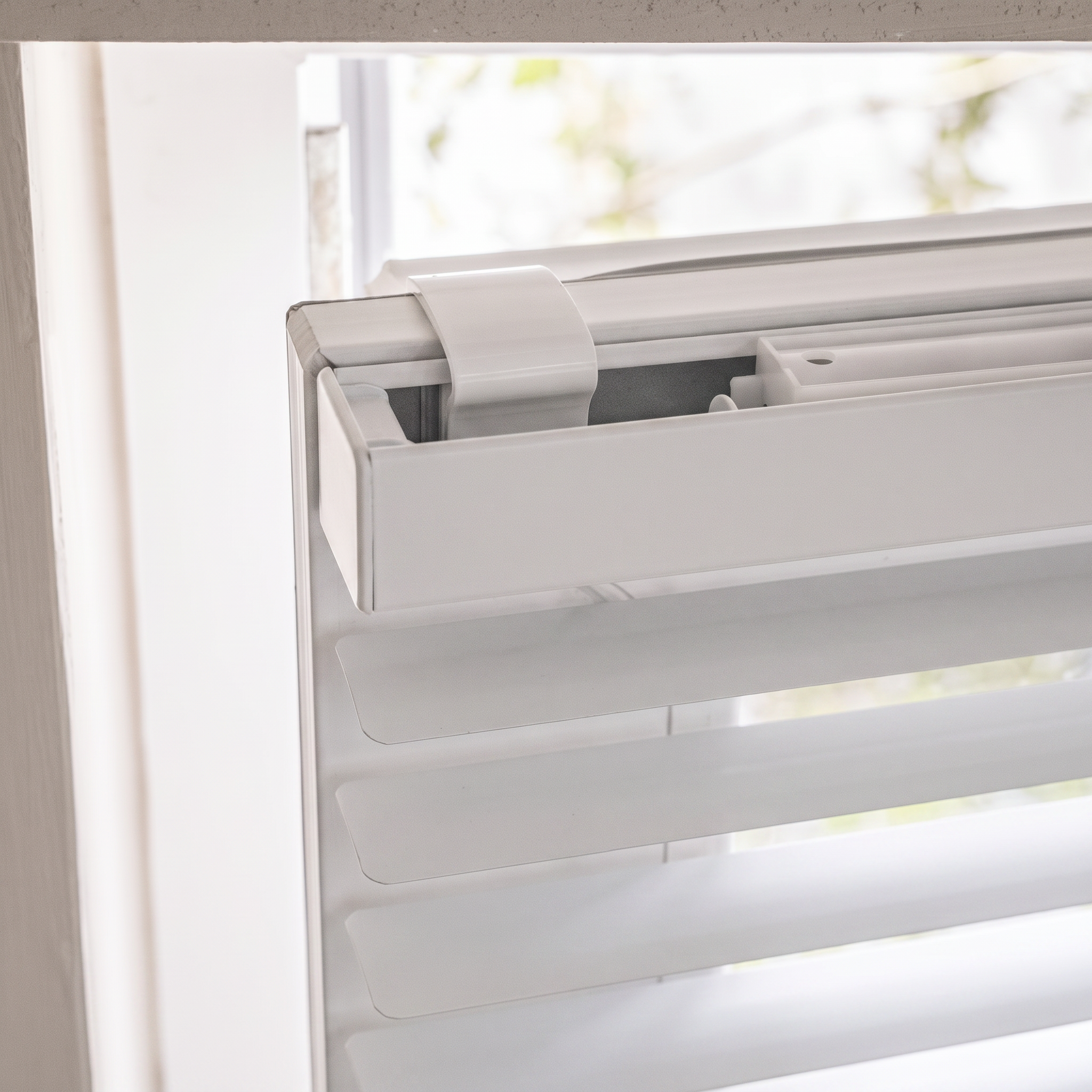 Estore laminado BREGA 80X155CM 25MM PVC BRANCO - 2