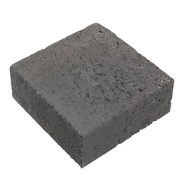 PAVE CARRE CHANFREIN ANTHRACITE 12,5X12,5X6 CM LA PIECE
