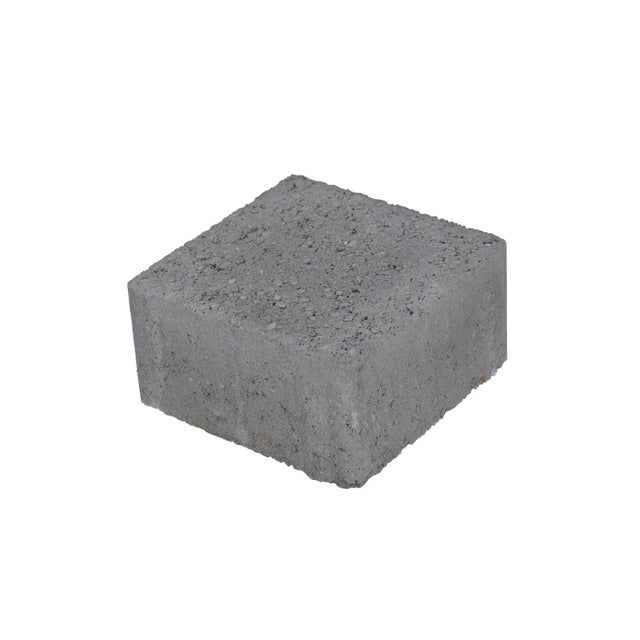 PAVE CARRE CHANFREIN GRIS 12,5X12,5X6 CM LA PIECE