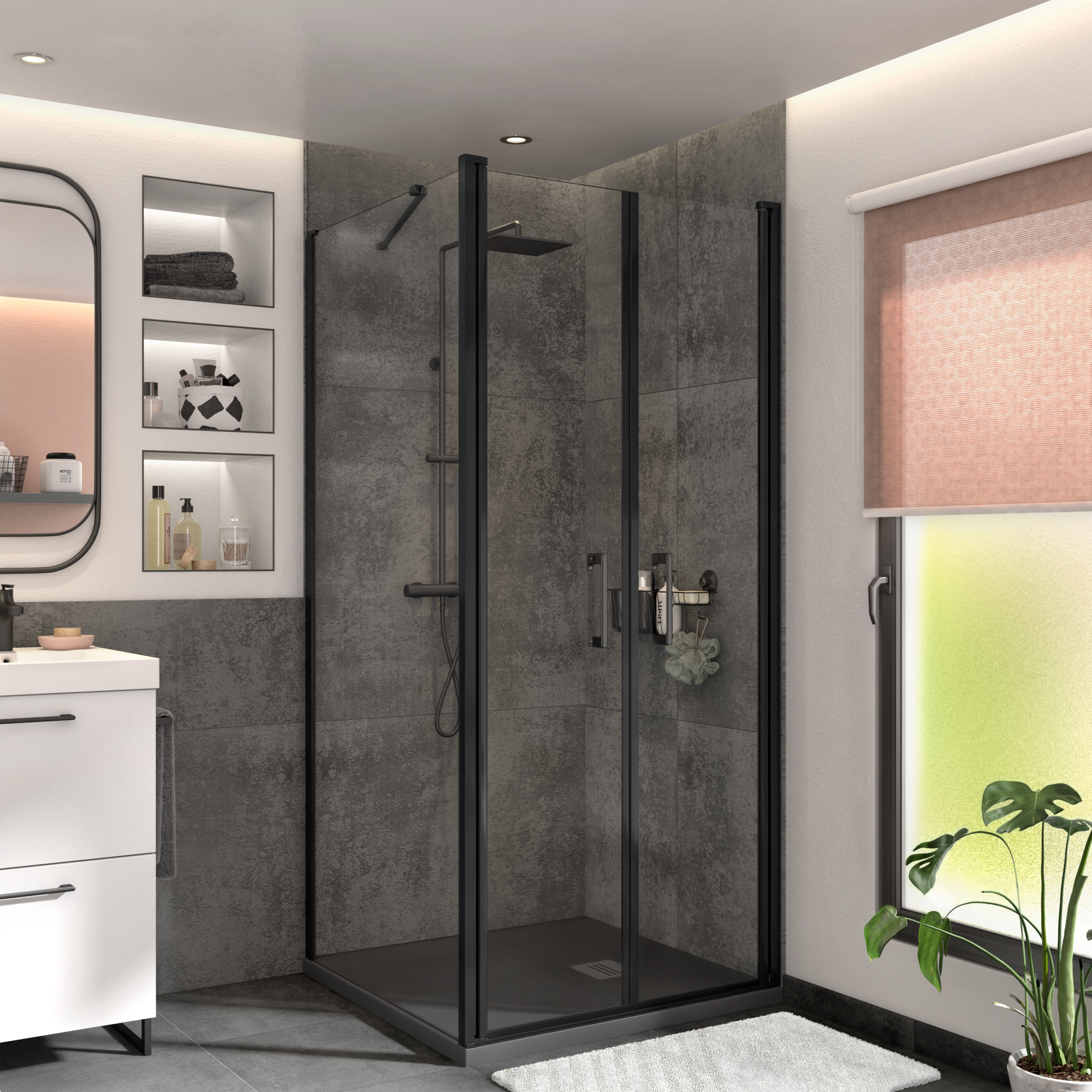 Ścianka boczna Remix 90 X 195 Sensea - 2