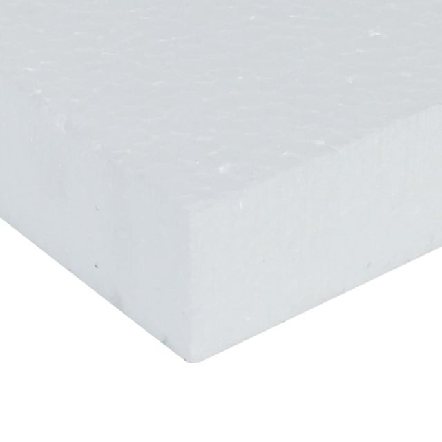 Pannello isolante in polistirene espanso bianco FORTLAN Dibipop 136 L 0.5 x L 1 m, Sp 10 mm