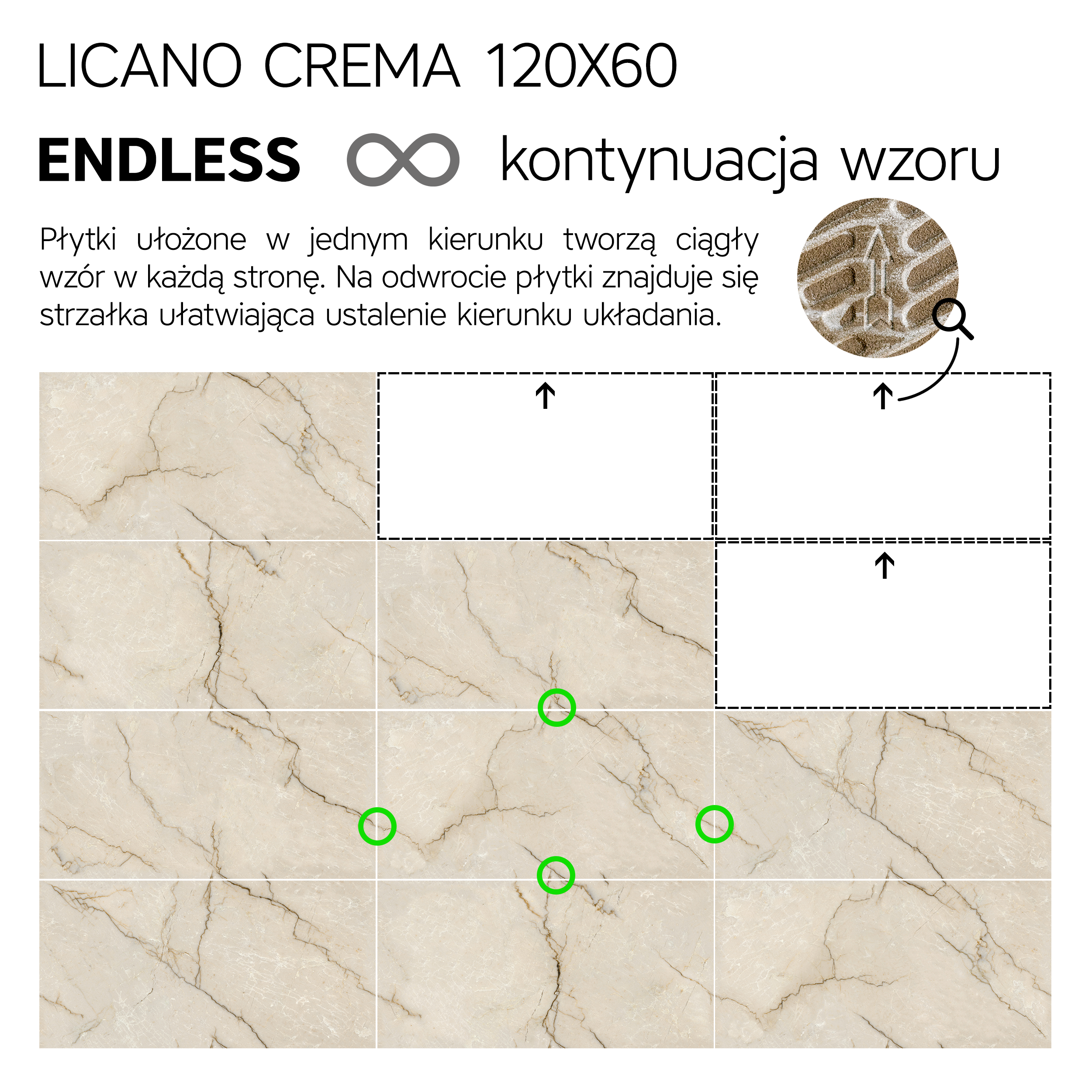 Gres szkliwiony Licano Crema Poler 60x120 Vinderen - 8