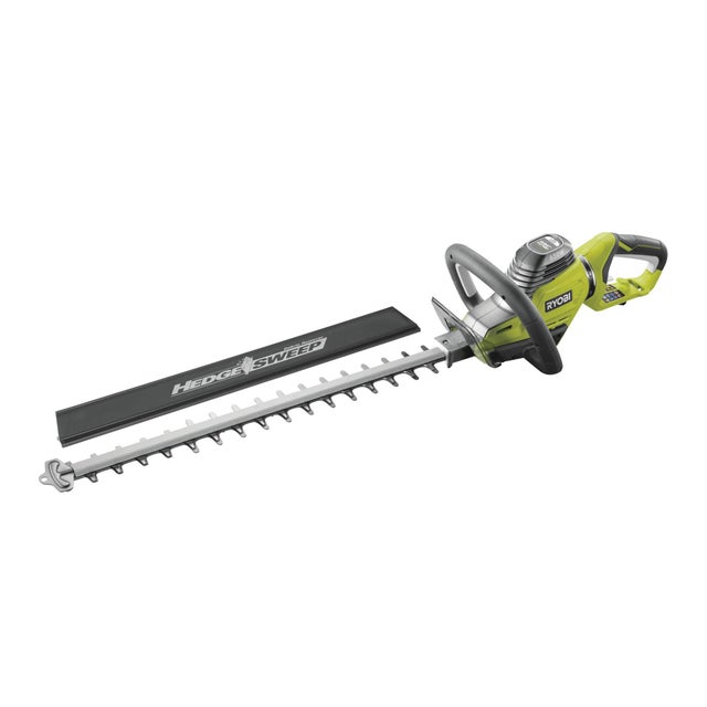 Tagliasiepi elettrico con spazzole al carbonio RYOBI RHT6760RL 2 lame da 60 cm 650 W con guaina protettiva