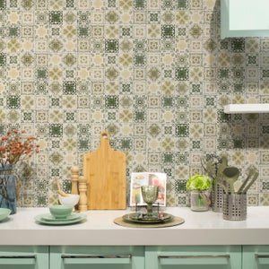 Piastrelle Mosaico Ceramica Nero Lucido | 23.2x48x6 Mm | Foglio 300x300 Mm | 1 Foglio - Foto 3