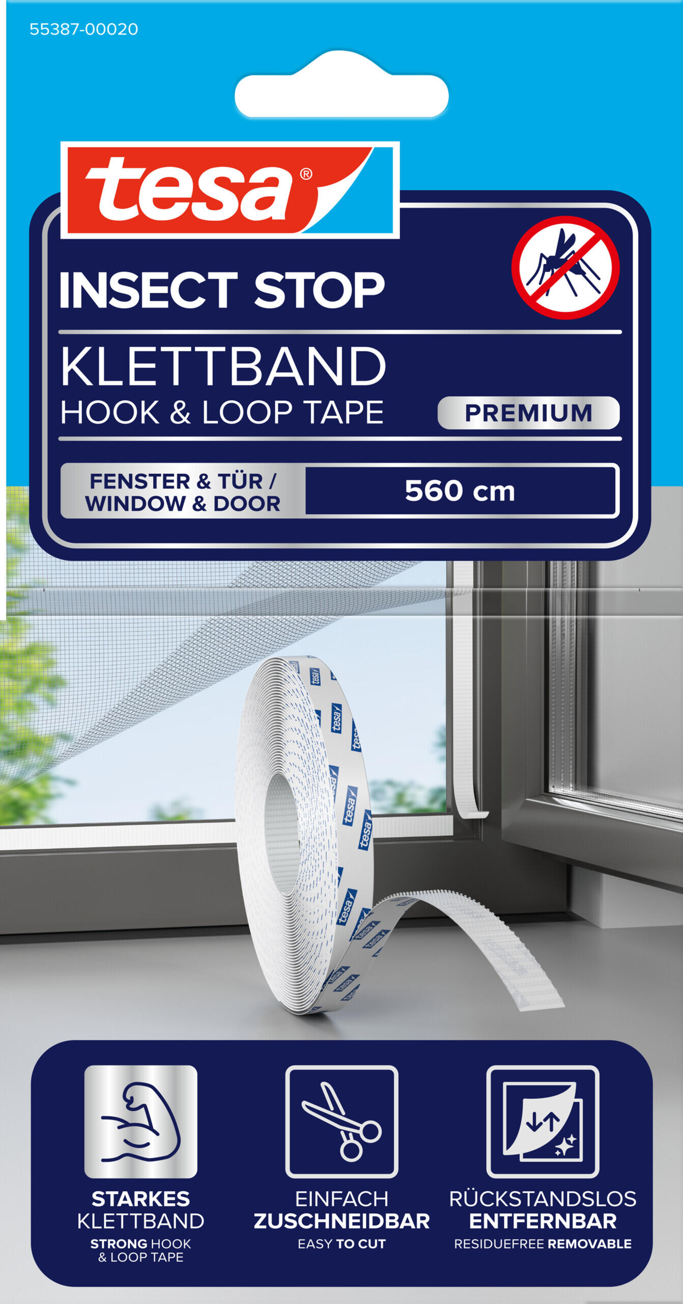 Tesa rzep do moskitier 5,6m - 3