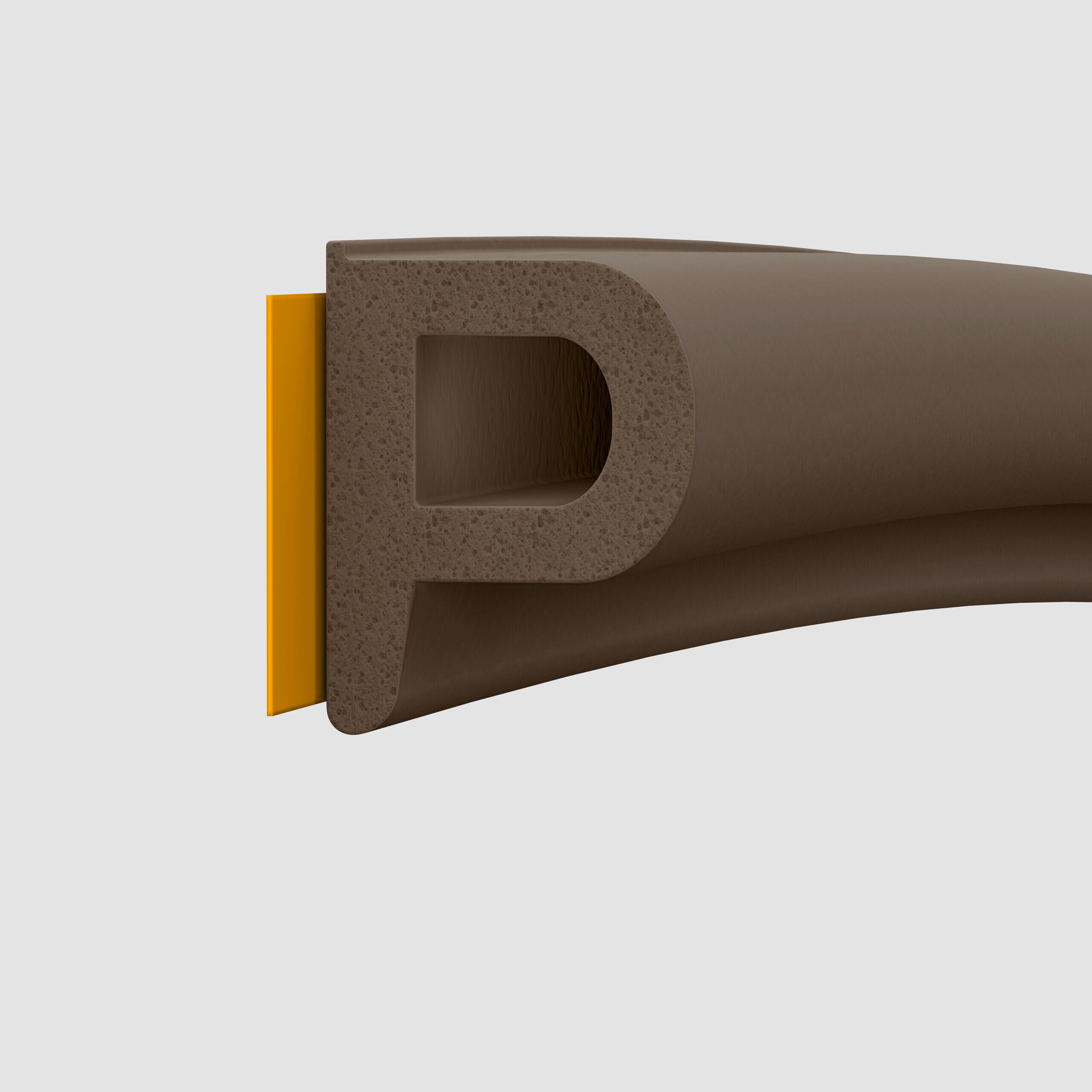 Fita de calafetagem 6M PVC CASTANHO TESA P-PROFILE - 15