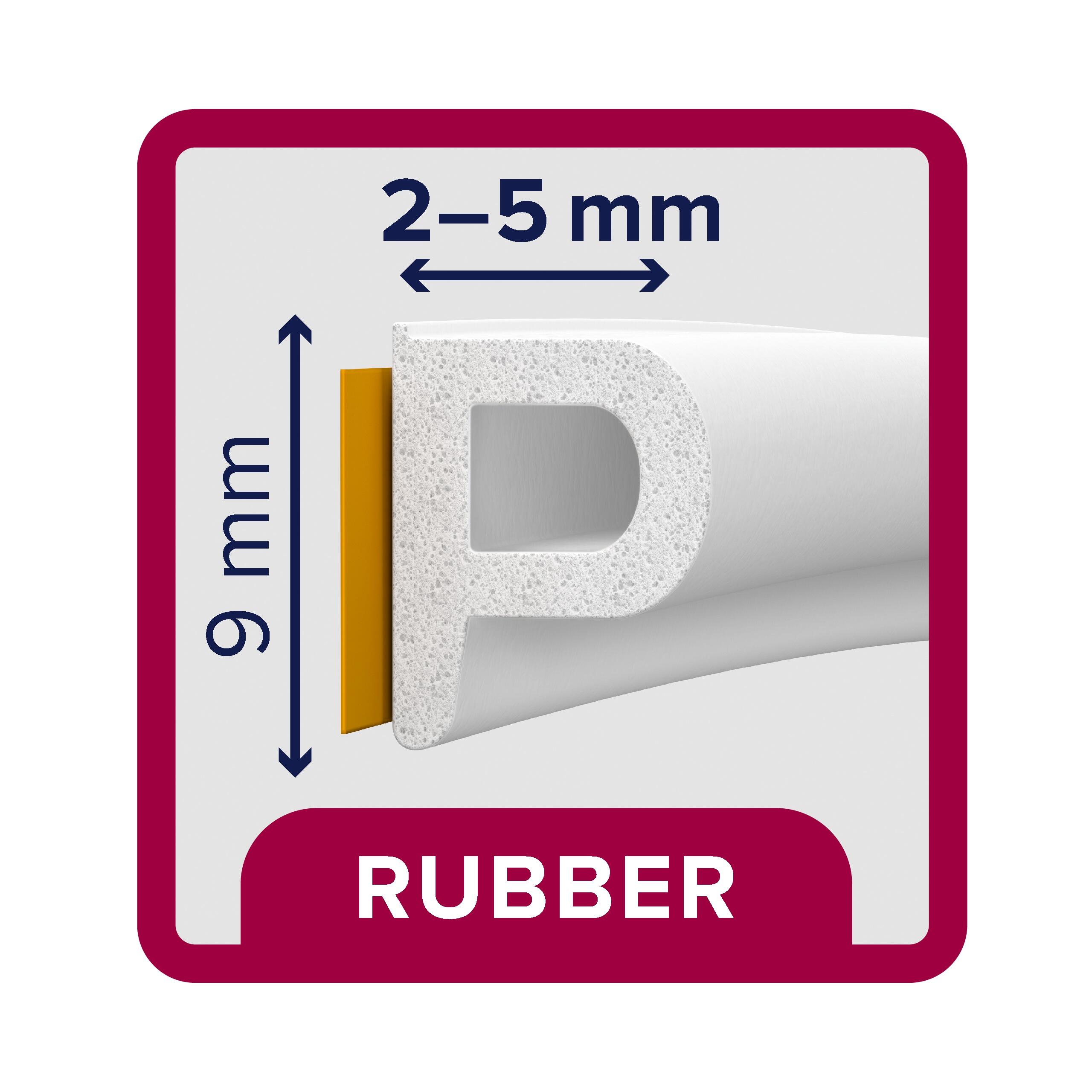 Fita de calafetagem 6M PVC BRANCO TESA P-PROFILE - 16