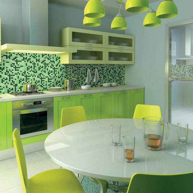 Piastrella Mosaico in vetro Classic mix verde satinato L 32.7 x L 32.7cm x Sp. 4 mm, 20 pezzi