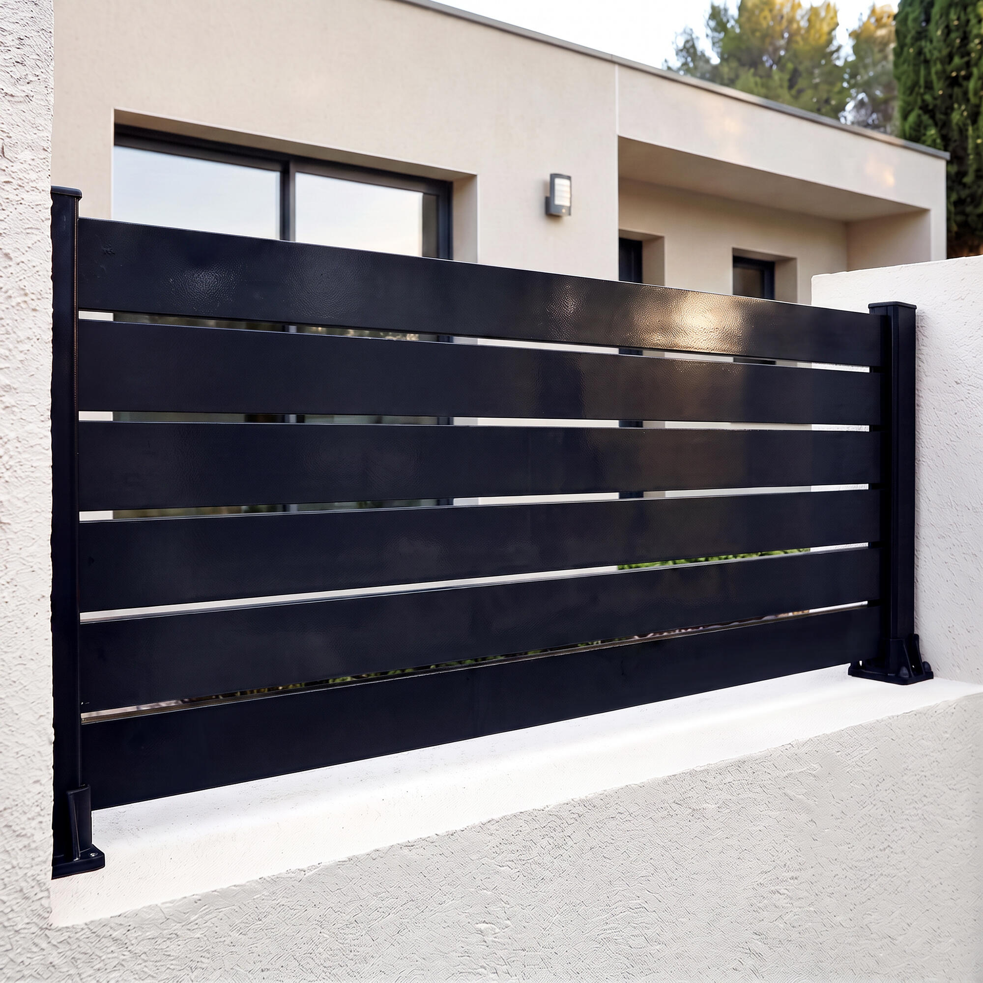 Pintura exterior color negro para hierro, cancela EUROTEX brillante 750ml aplicación directa sobre el óxido - 3