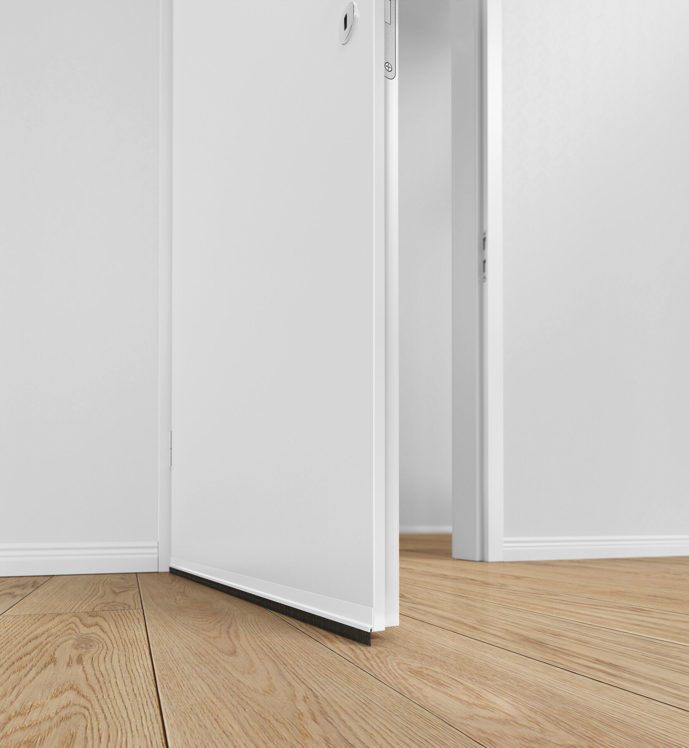 Veda porta adesivo 1M PVC BRANCO TESA - 16