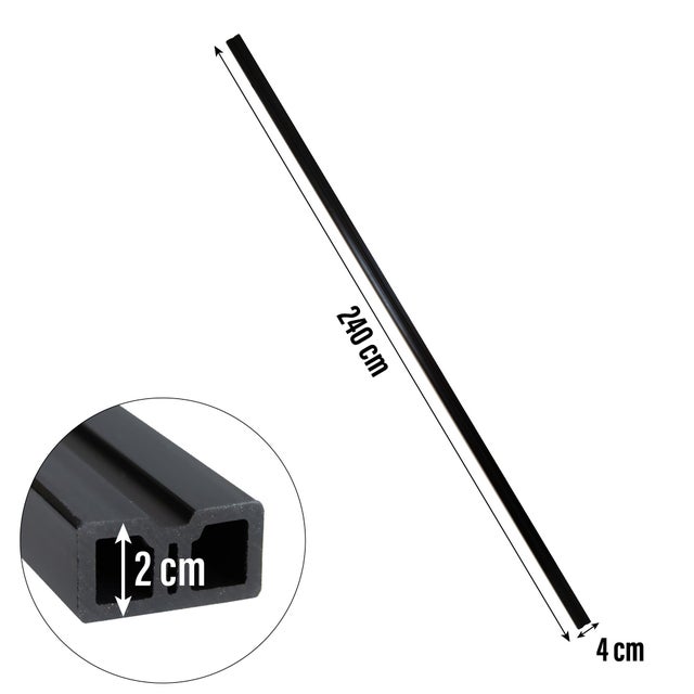 Legar do desek tarasowych, kompozytowych, wym. 40x20x2400 mm