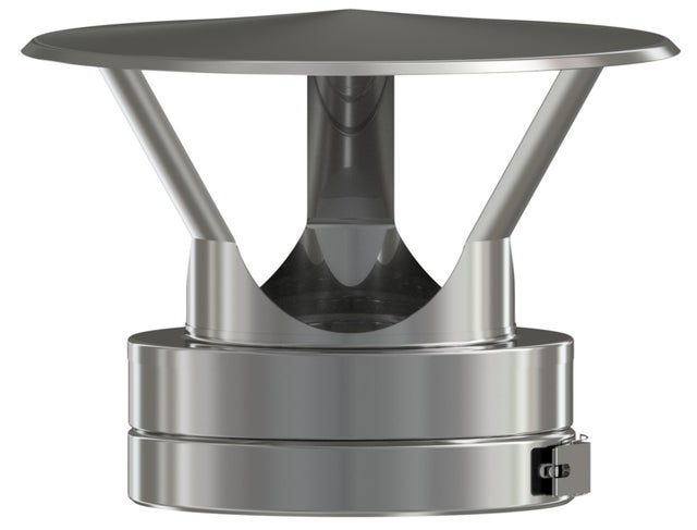 SOMBRERETE PARED DOBLE 125MM INOx 304
