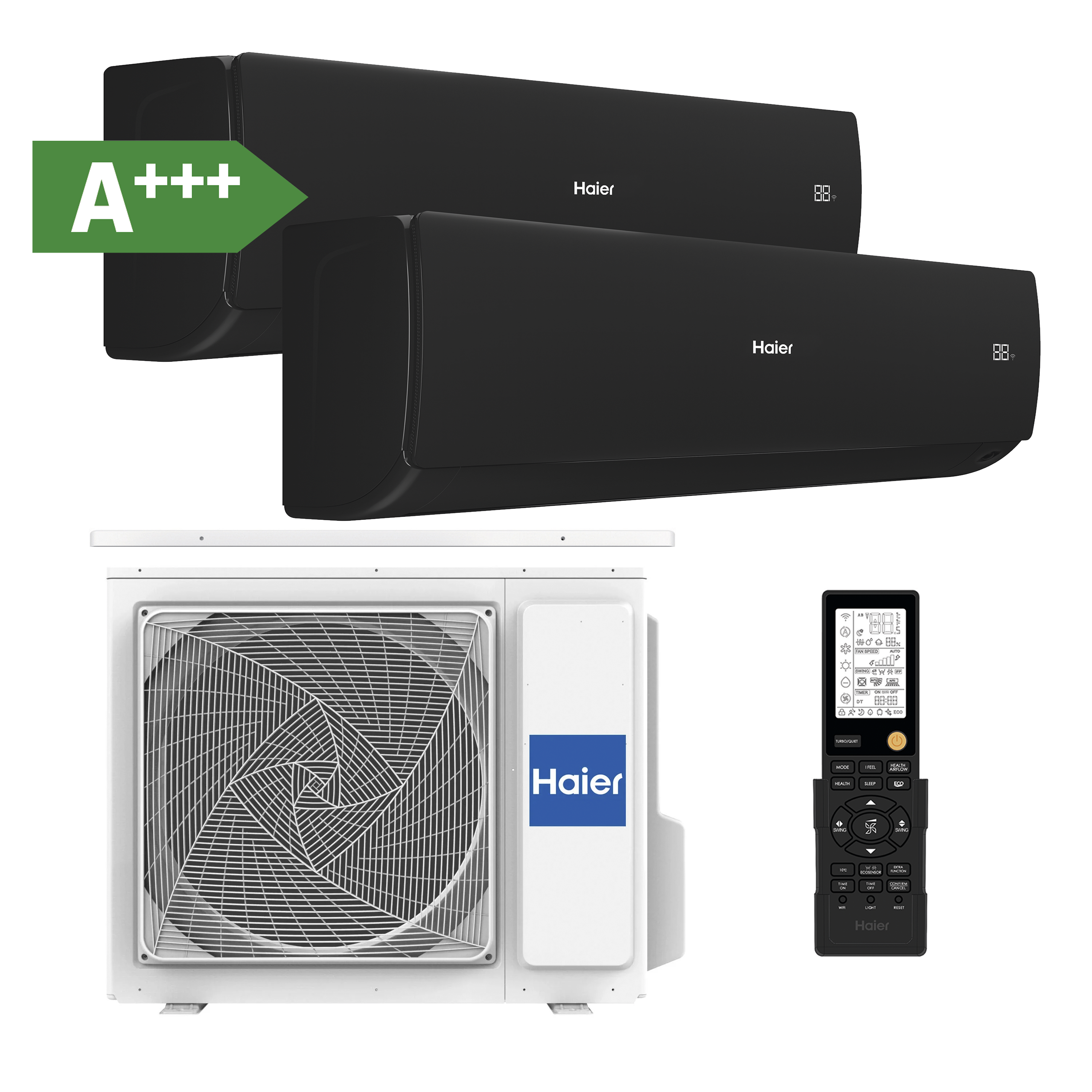 Ar condicionado fixo (2X1) HAIER Flexis 9+9 KBTU - 2