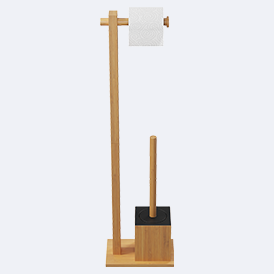 piaçabas com porta-rolos
