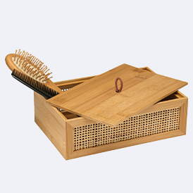 cestos e caixas de arrumação de casa de banho