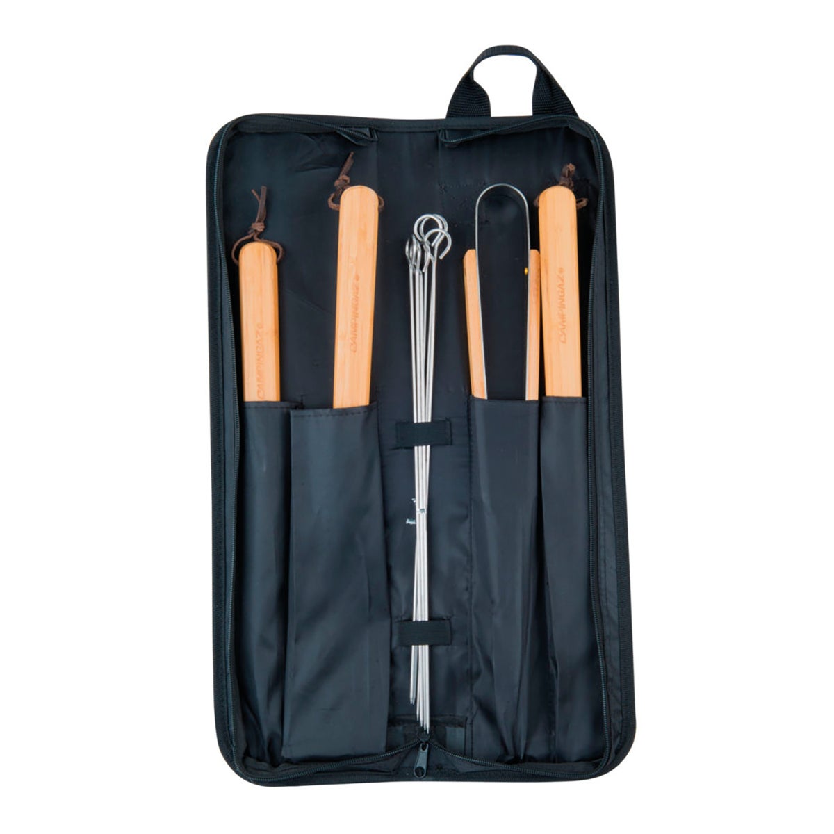 Set di accessori per cibo per barbecue  in acciaio CAMPINGAZ Borsa utensili in tessuto L 14 x L 53.5 x H 6 cm, 10 pezzi - 8