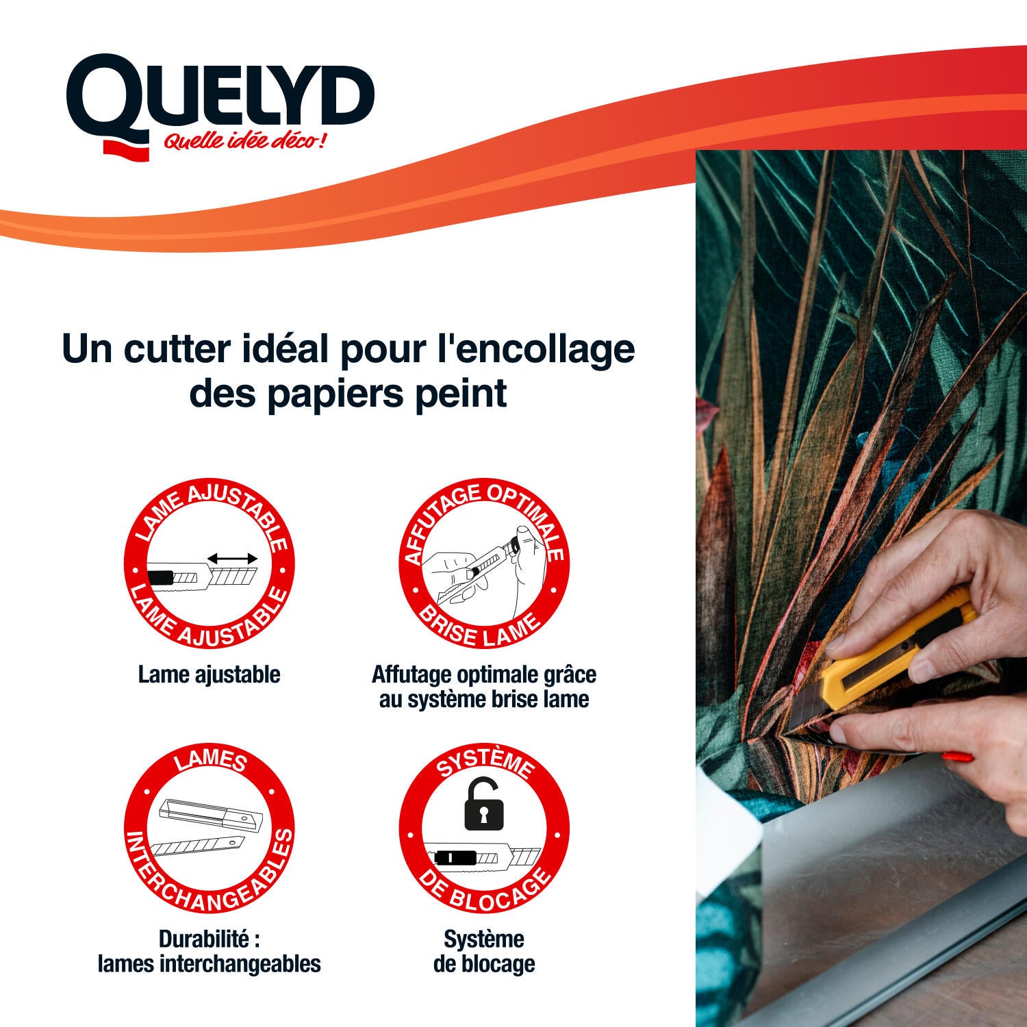 Recharge de lame de cutter X10 QUELYD - 3