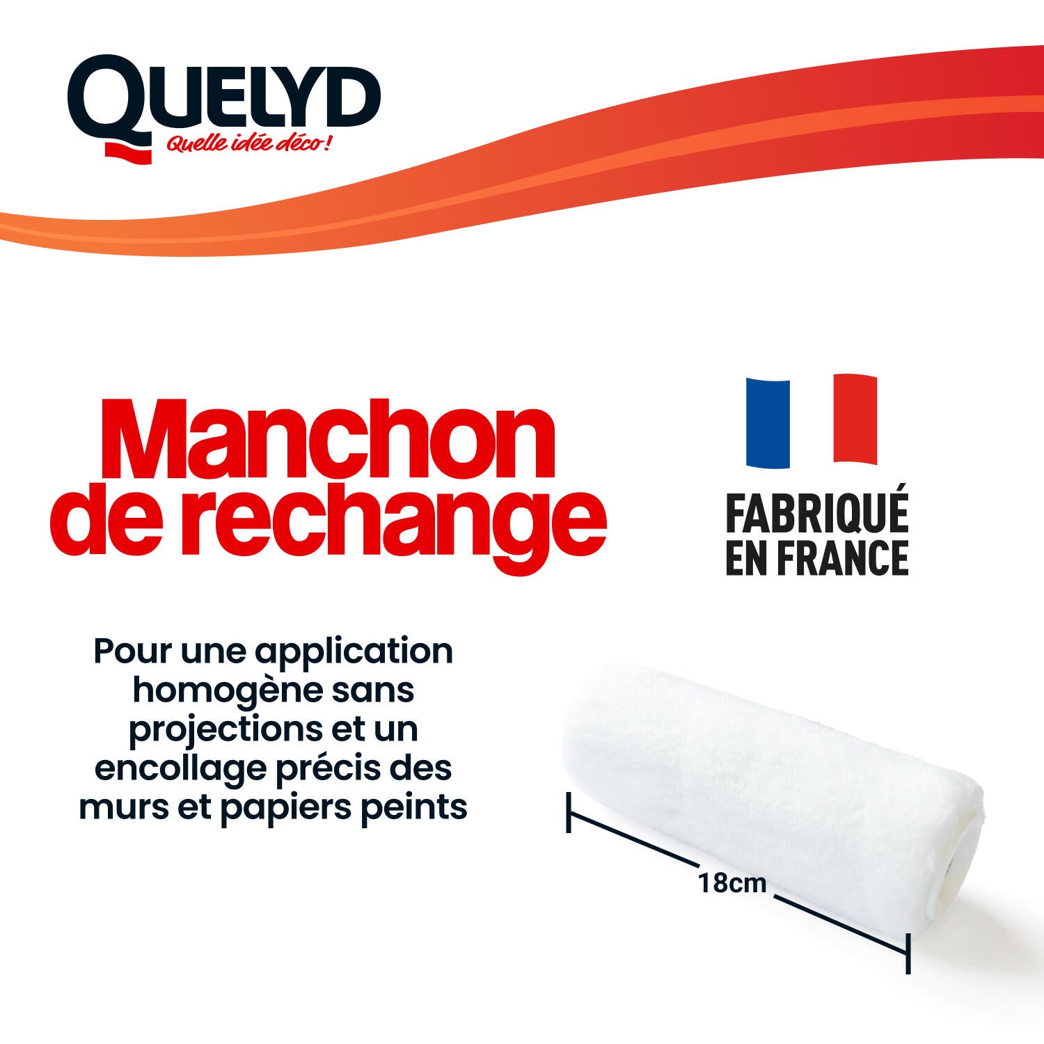 Manchon pour rouleau à encoller QUELYD - 2
