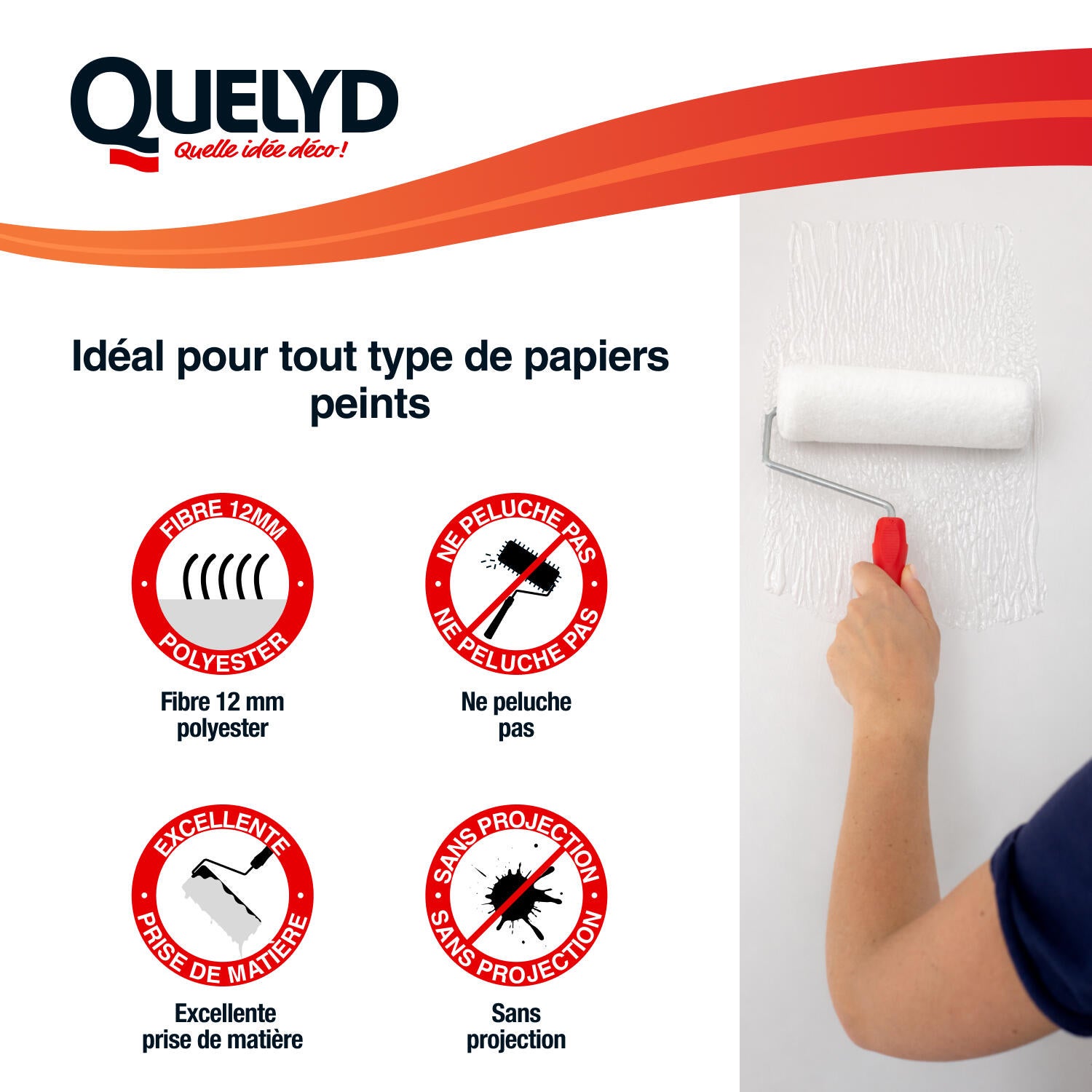 Manchon pour rouleau à encoller QUELYD - 3
