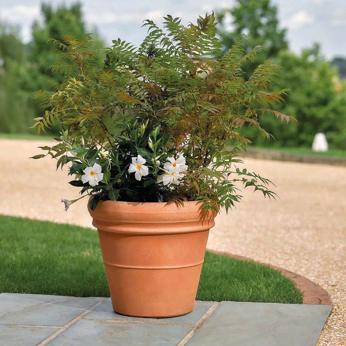 Vaso Doppio bordo EURO3PLAST in polietilene rame H 47 x ø 55 cm - 3