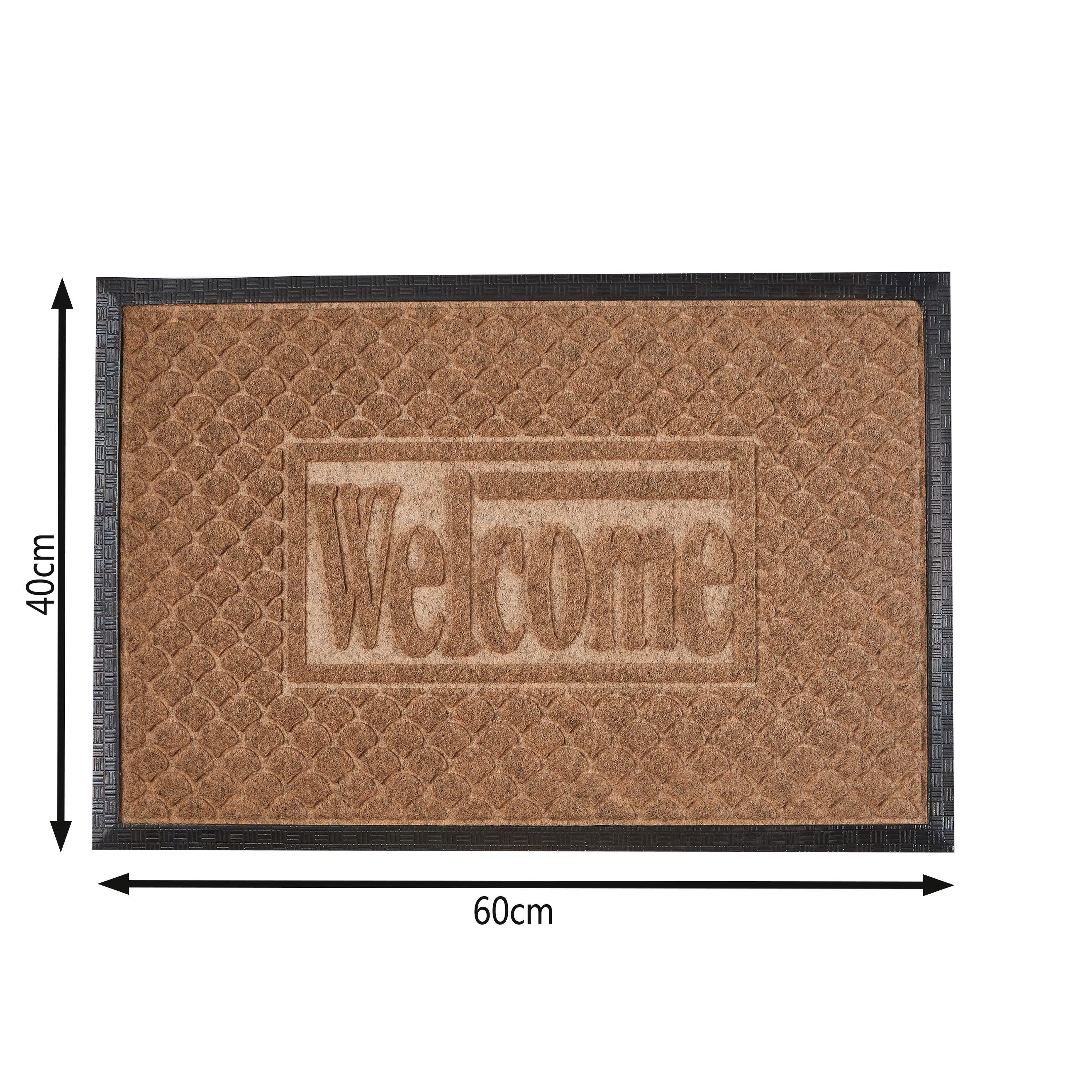 Wycieraczka zewnętrzna Lenzo beżowa 60 x 40 cm Inspire - 4