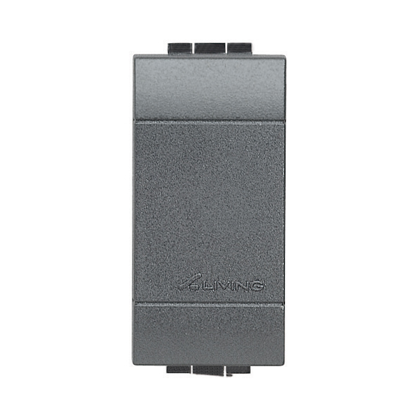 Copritasto per interruttore BTICINO Living light nero