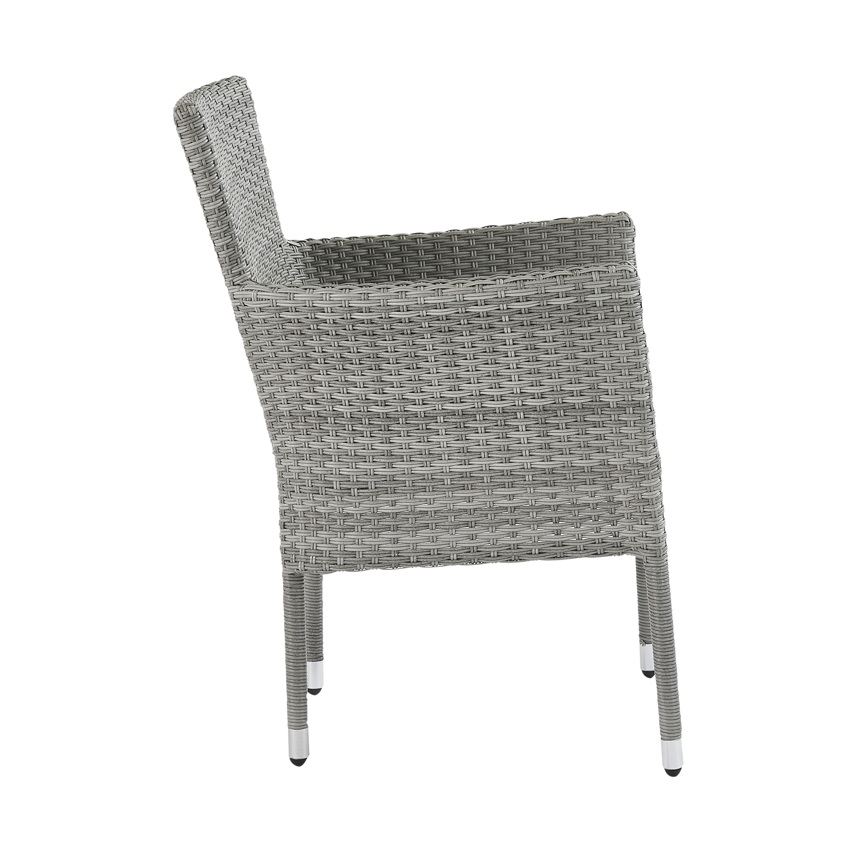 Cadeira de rattan cinza escuro Naterial Davos - 19