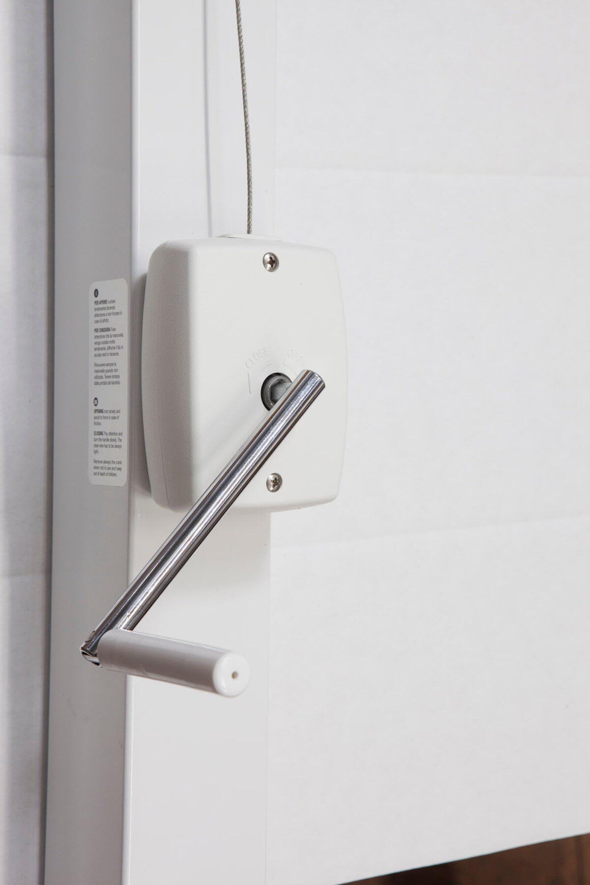 Ombrellone a palo laterale bianco Rimini SCOLARO con telo quadrato ecru L 300 x P 300 x H 310 cm - 6