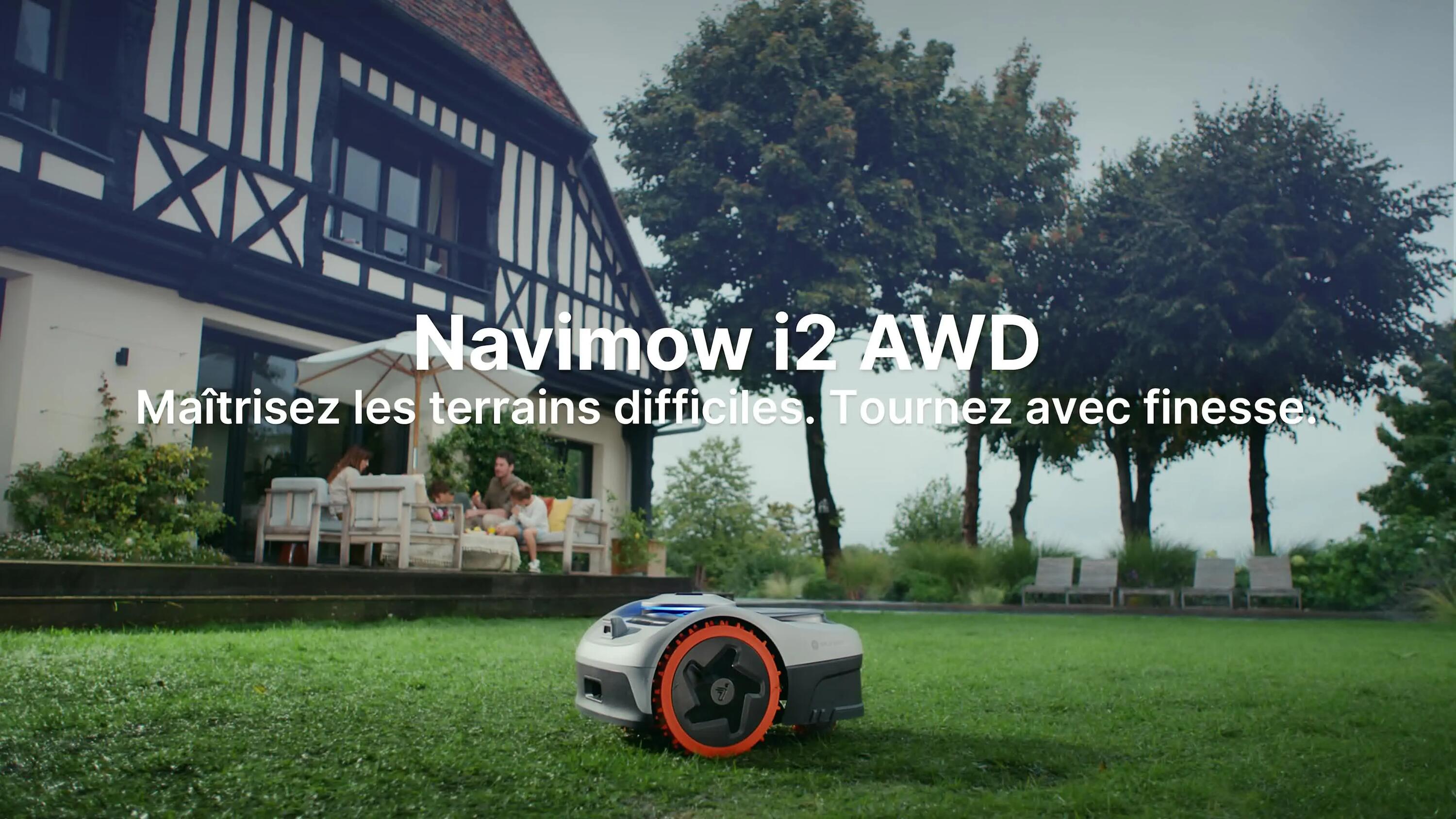 Robot Tondeuse connecté sans fil périphérique, 800 m² Segway Navimow i208 AWD - 8