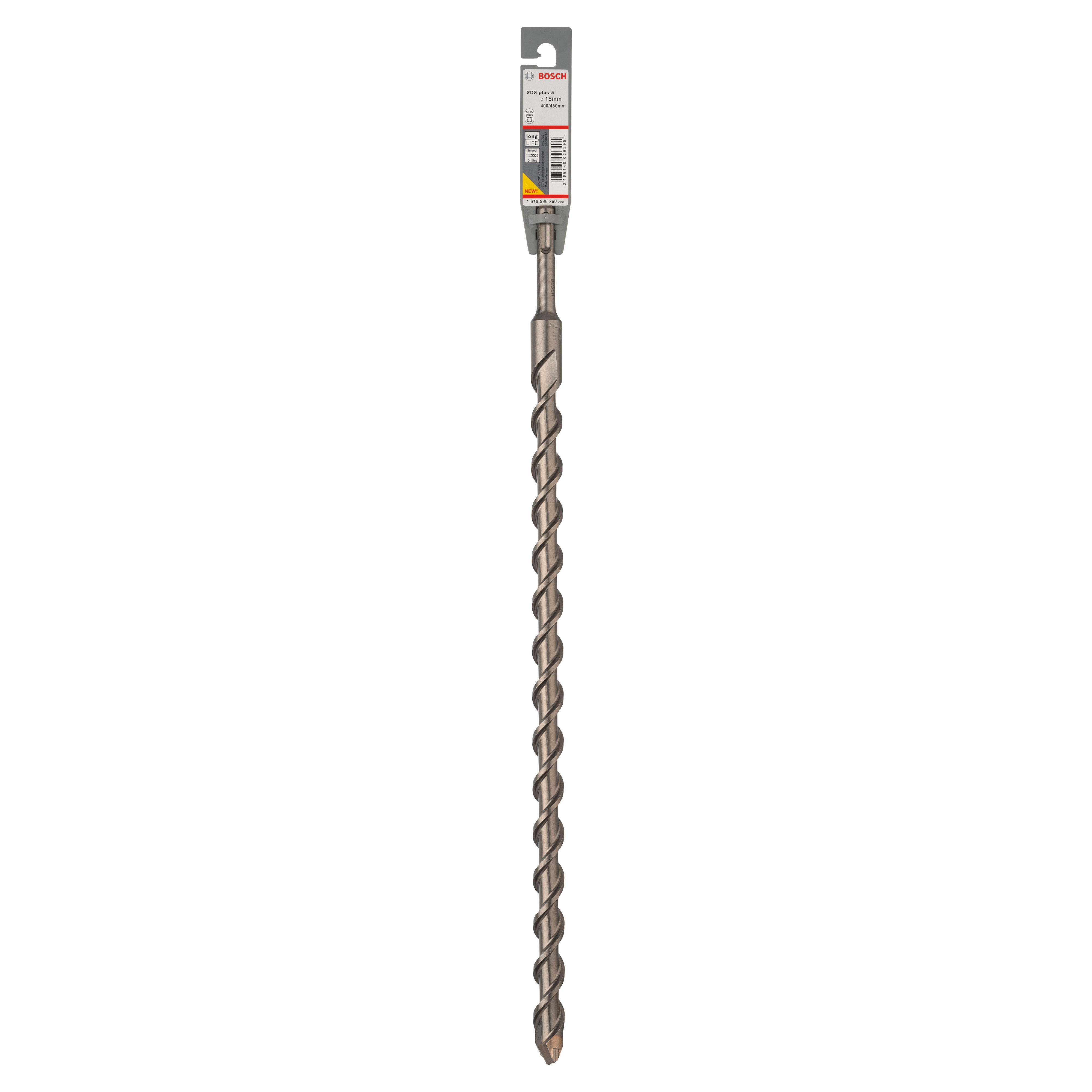 Wiertło do betonu 2-ostrzowe SDS-Plus 18x450 mm Bosch - 5