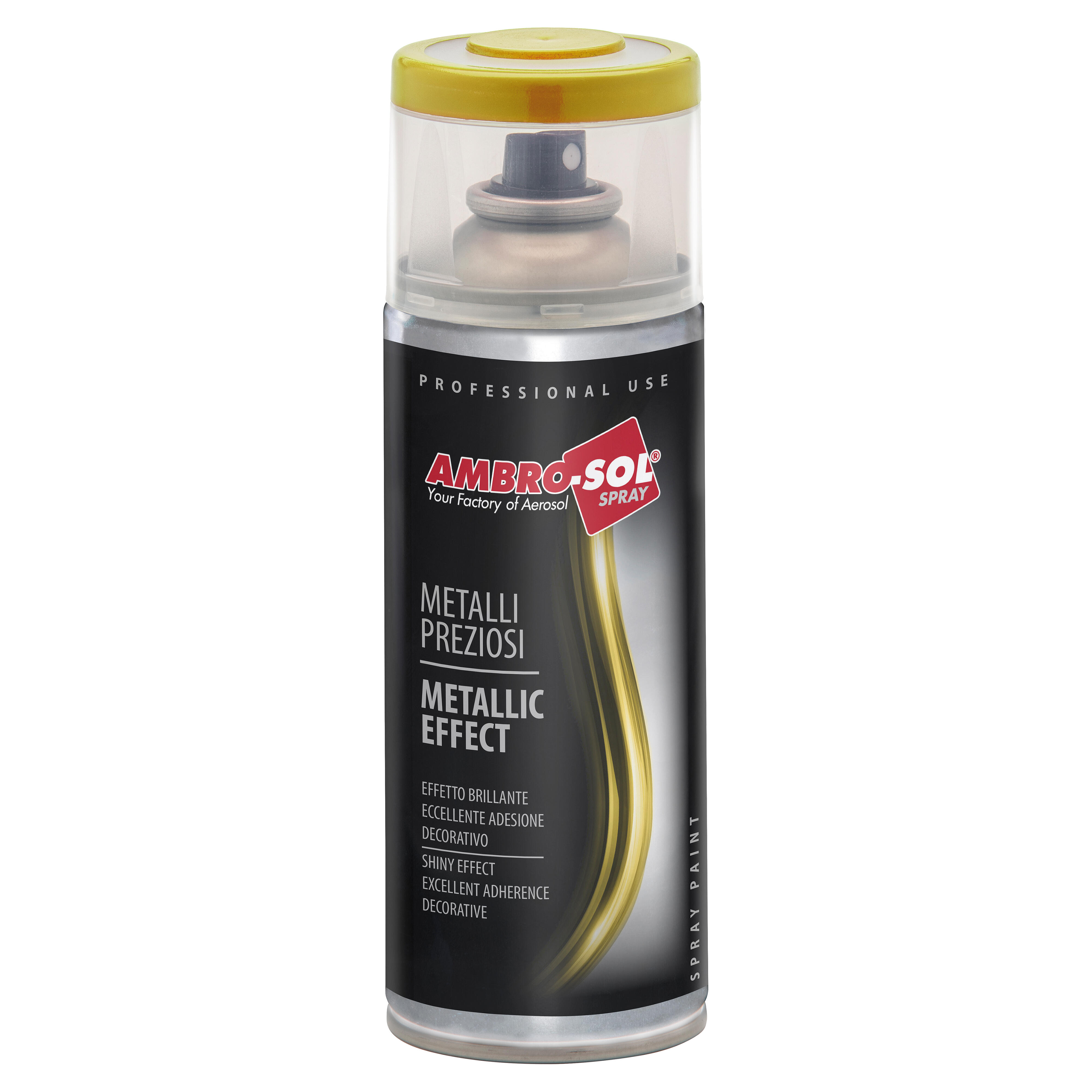 Spray Lakier metalizujący Ambro-Sol Metallic Effect efekt lustrzanego złota 400ml - 3