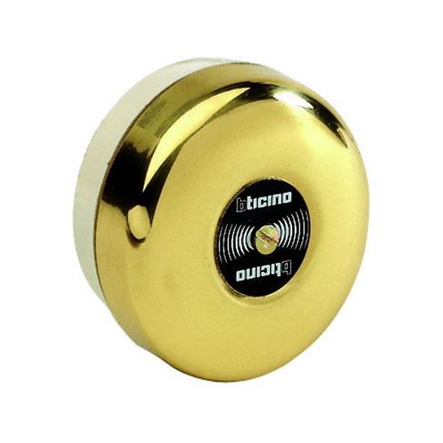 Suoneria con filo BTICINO a timpano S33N in ottone
