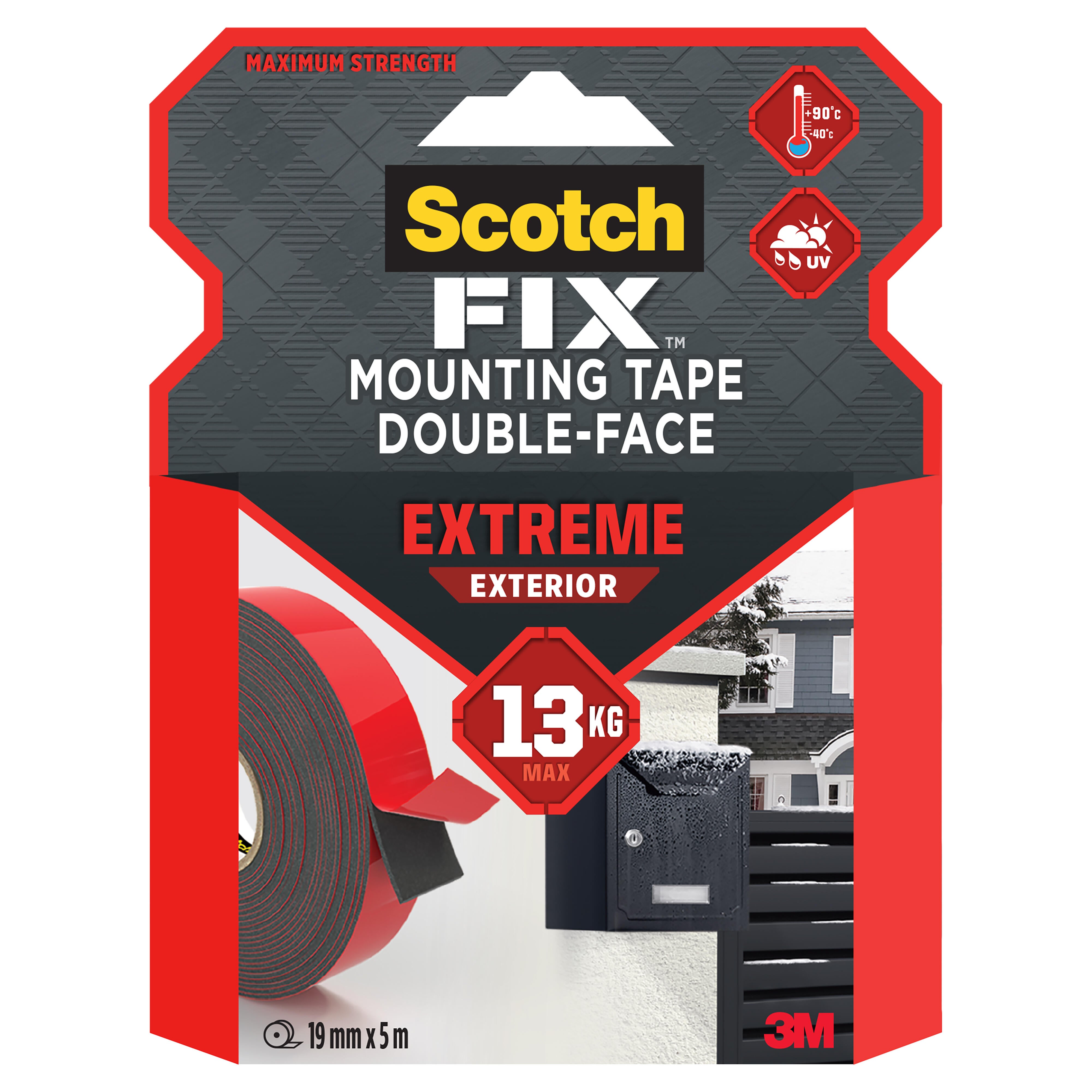 Taśma montażowa Scotch dwustronna extremalna 19mmx5 m - 3