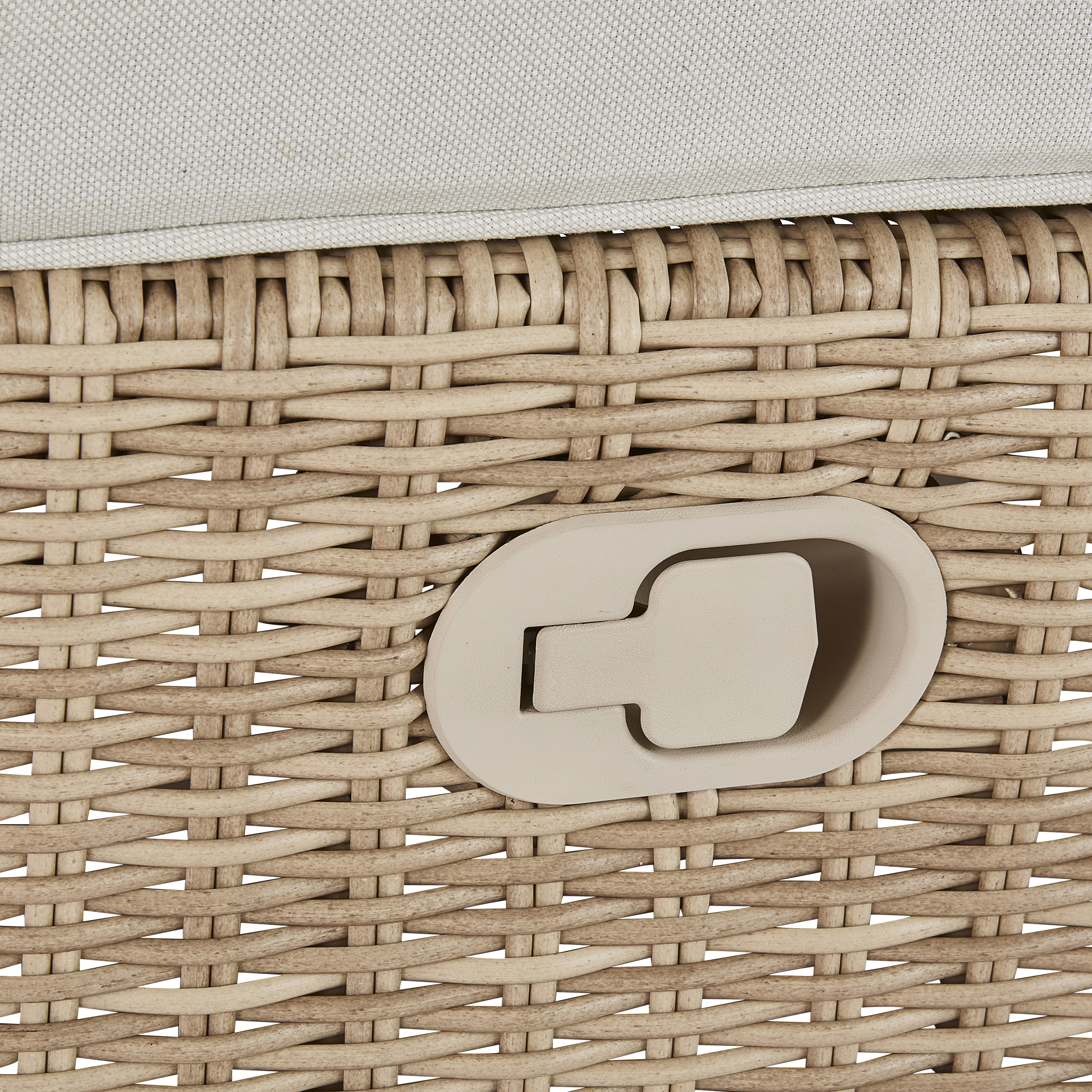 Leżak ogrodowy Medena aluminiowy beżowy Naterial - 26