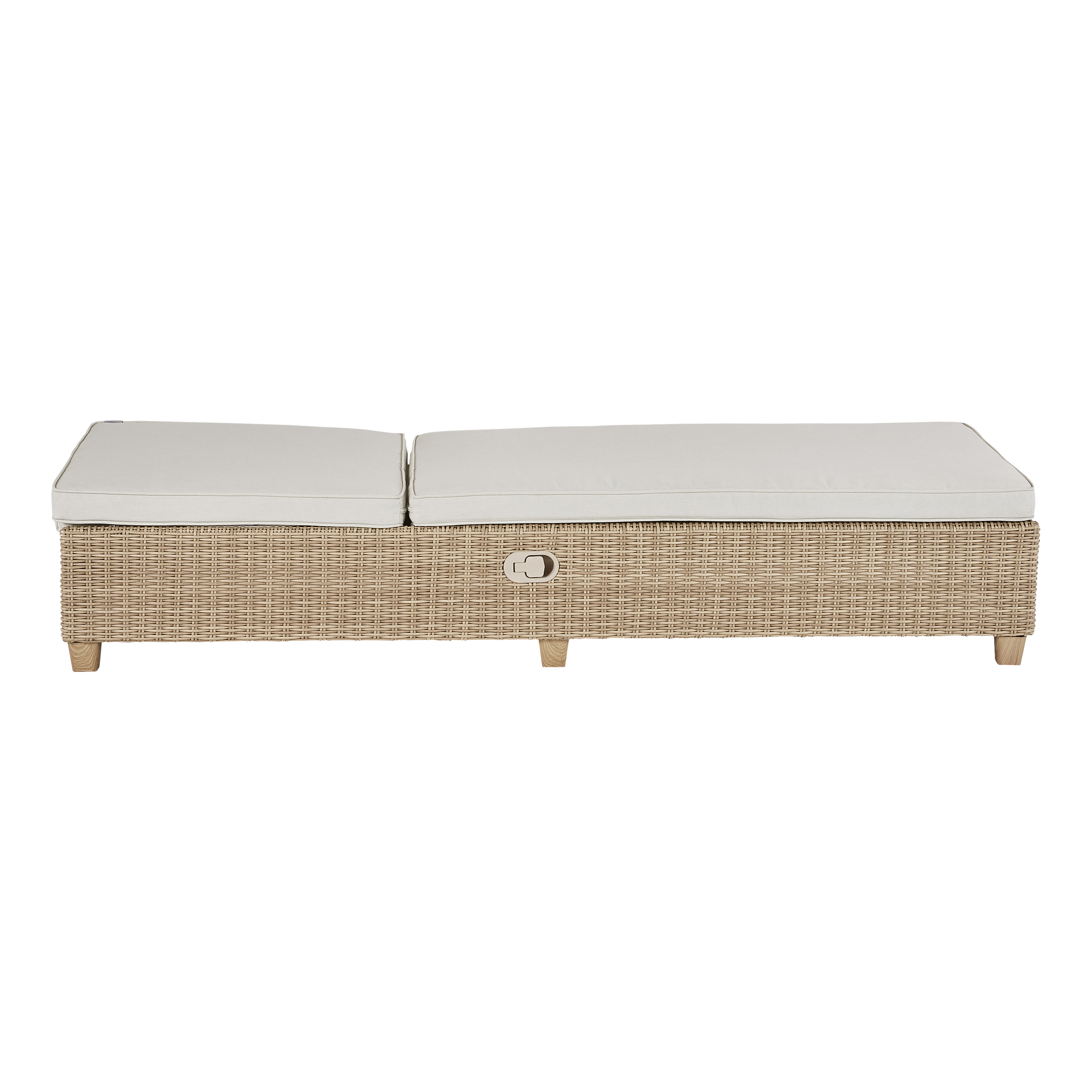 Leżak ogrodowy Medena aluminiowy beżowy Naterial - 18