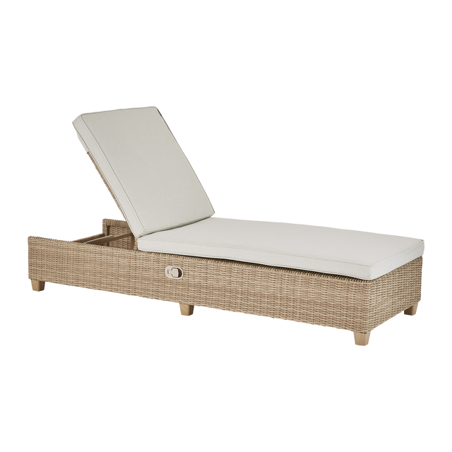 Leżak ogrodowy Medena aluminiowy beżowy Naterial